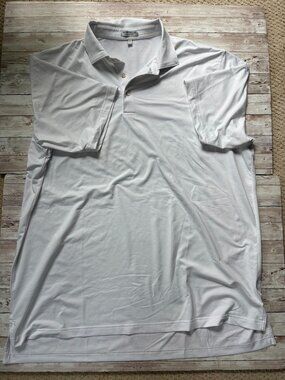 Peter Millar Summer Comfort Polo Shirt - XXL - Solid White